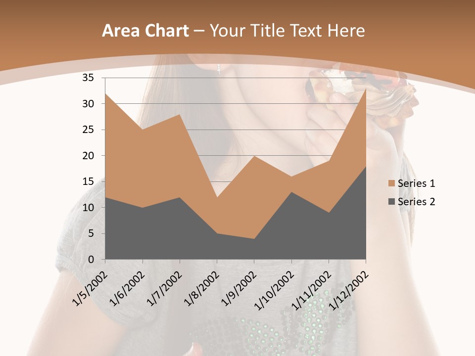 Fashion Holiday Face PowerPoint Template