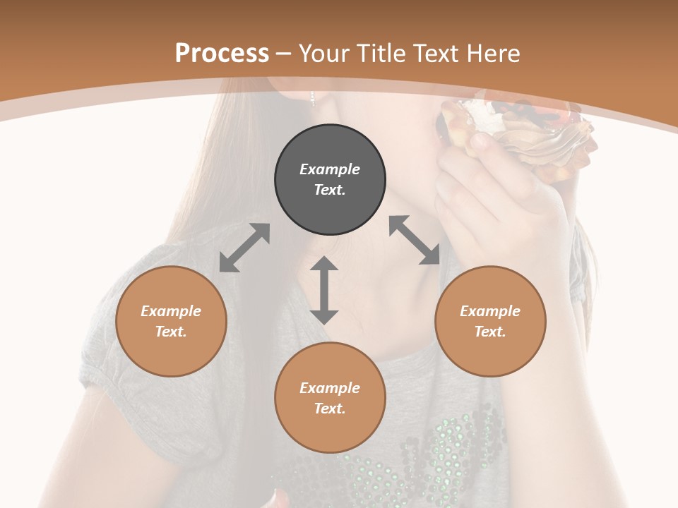 Fashion Holiday Face PowerPoint Template