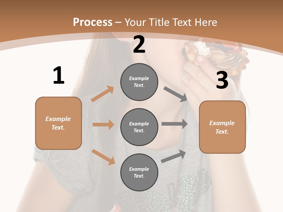 Fashion Holiday Face PowerPoint Template