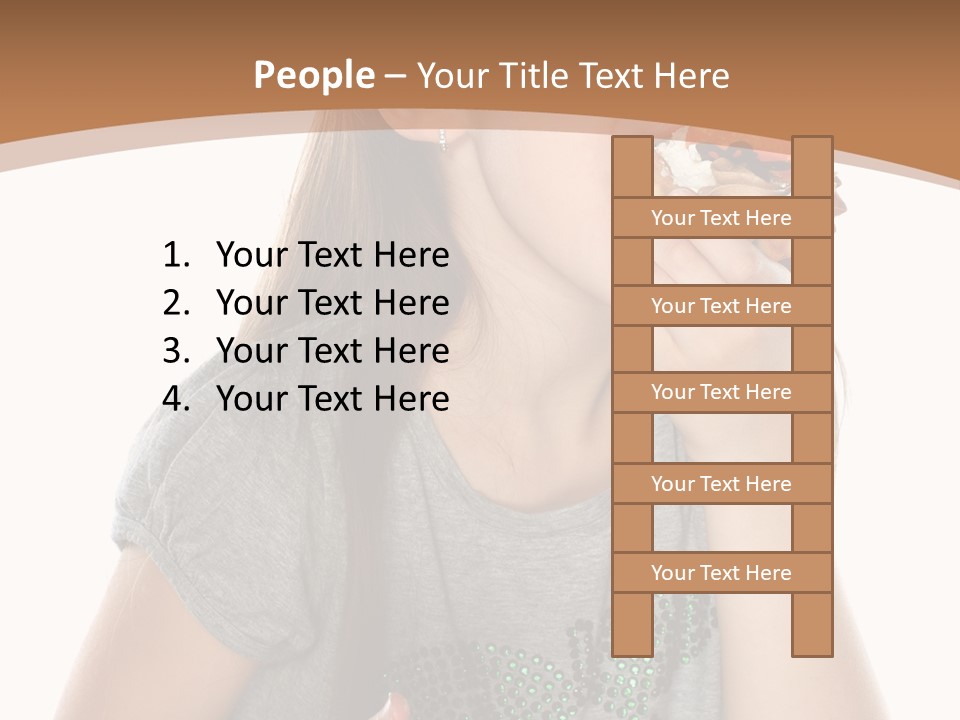 Fashion Holiday Face PowerPoint Template