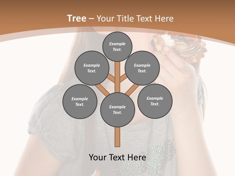 Fashion Holiday Face PowerPoint Template