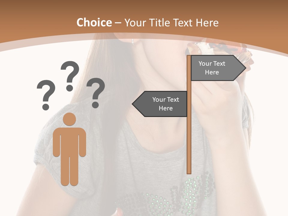 Fashion Holiday Face PowerPoint Template