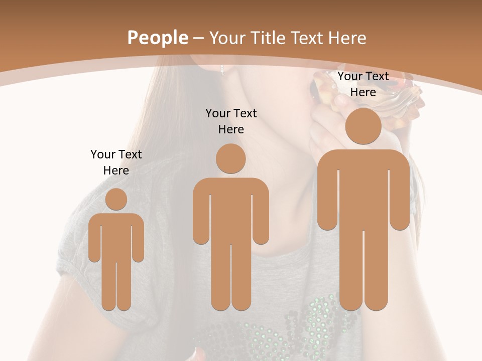 Fashion Holiday Face PowerPoint Template