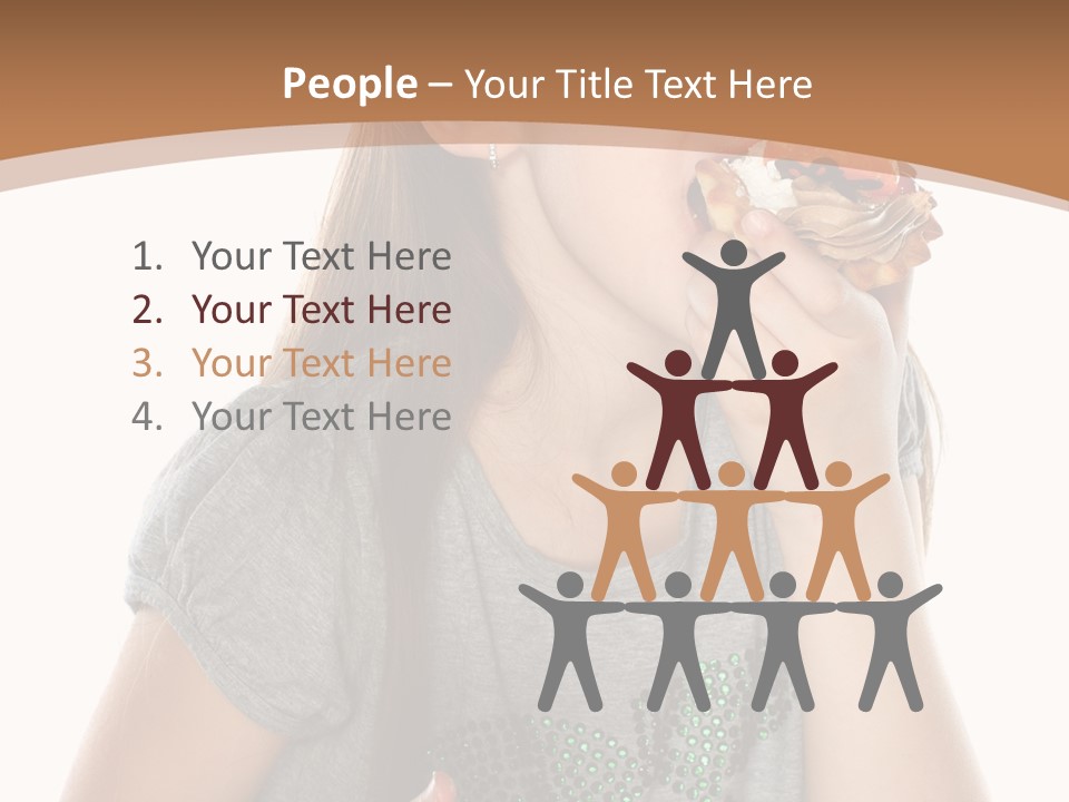 Fashion Holiday Face PowerPoint Template