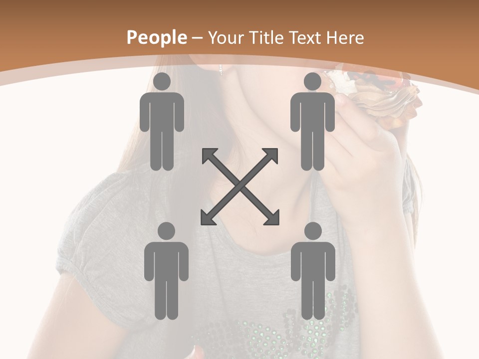 Fashion Holiday Face PowerPoint Template