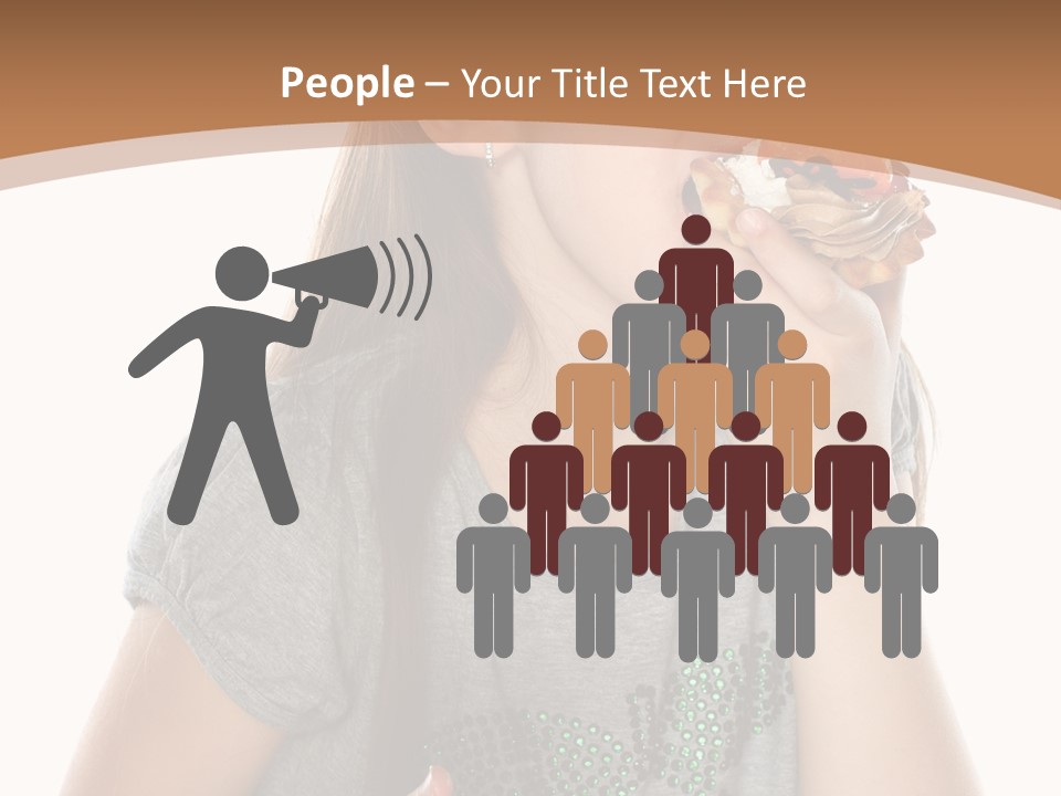 Fashion Holiday Face PowerPoint Template