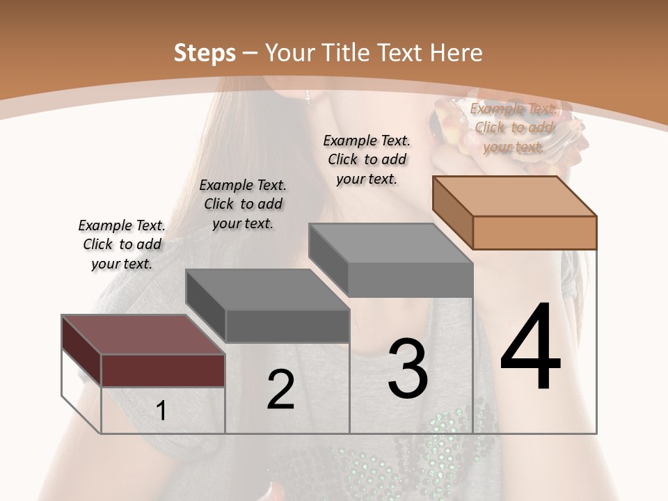 Fashion Holiday Face PowerPoint Template