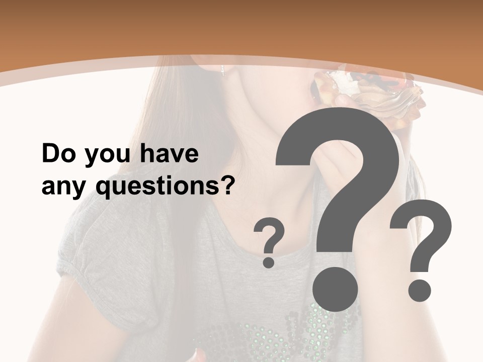 Fashion Holiday Face PowerPoint Template