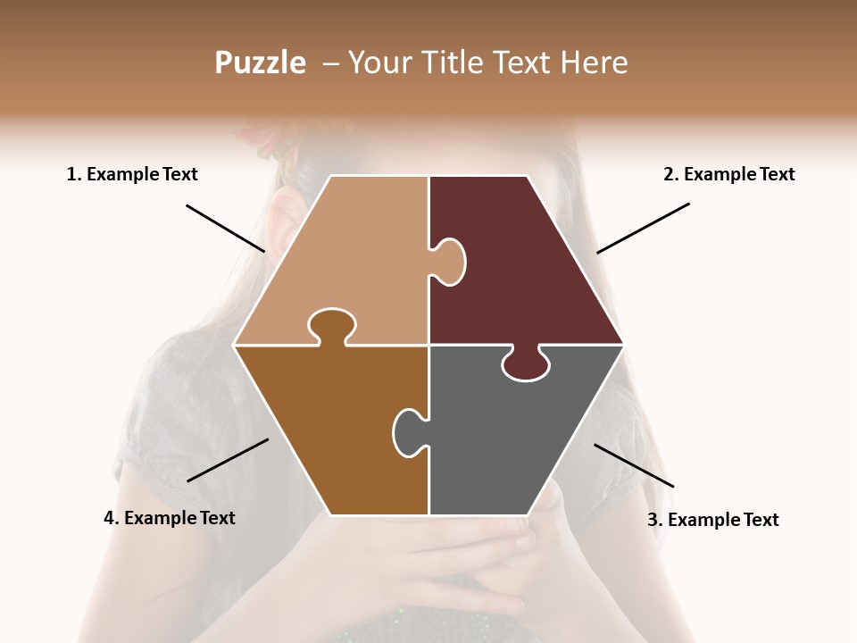 Eyes Closeup Happy PowerPoint Template