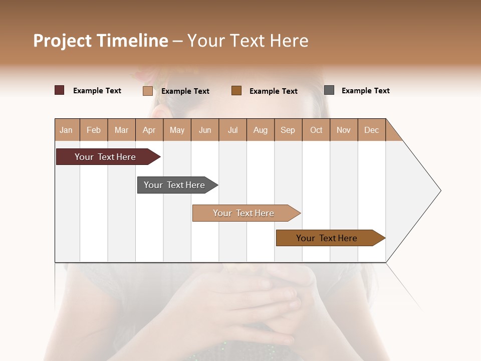 Eyes Closeup Happy PowerPoint Template