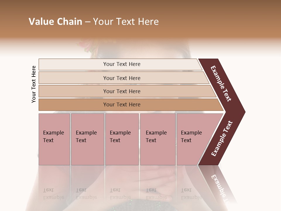 Eyes Closeup Happy PowerPoint Template