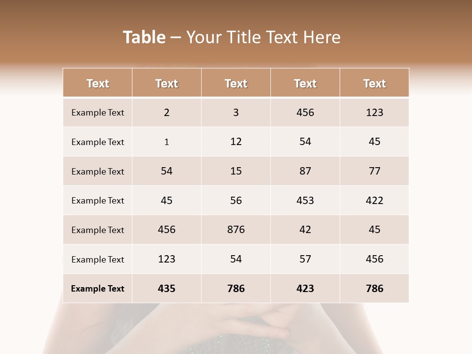 Eyes Closeup Happy PowerPoint Template