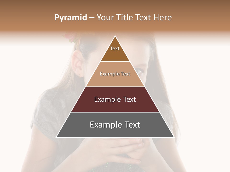 Eyes Closeup Happy PowerPoint Template