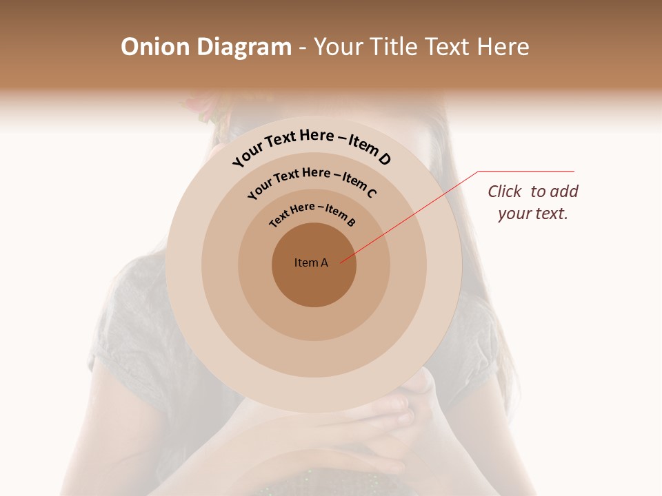 Eyes Closeup Happy PowerPoint Template