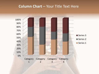 Eyes Closeup Happy PowerPoint Template