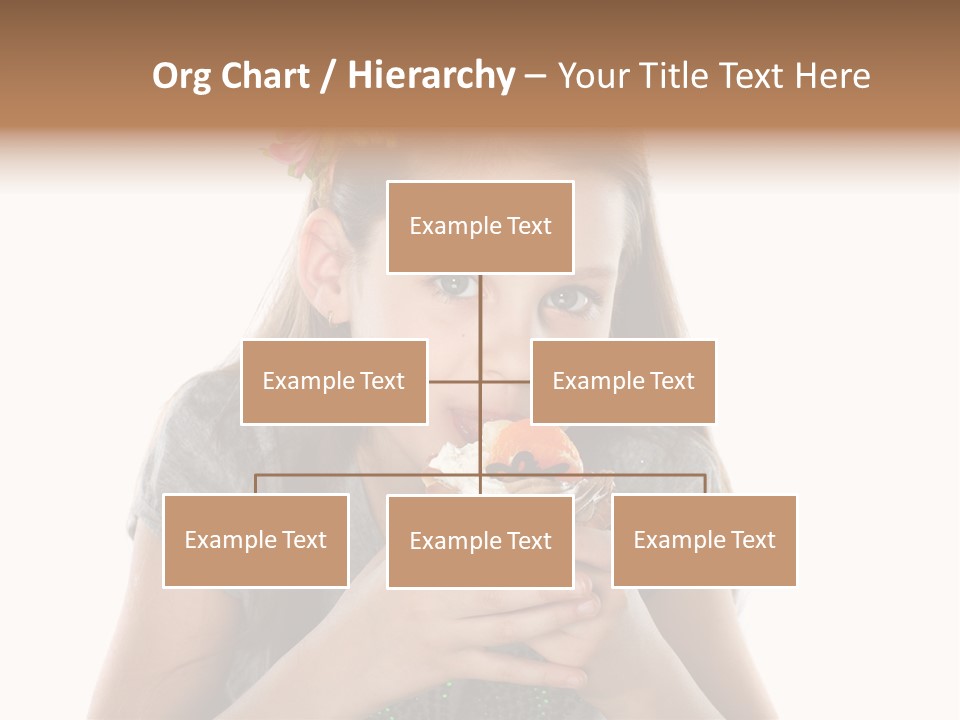Eyes Closeup Happy PowerPoint Template