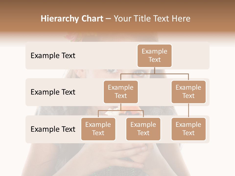 Eyes Closeup Happy PowerPoint Template