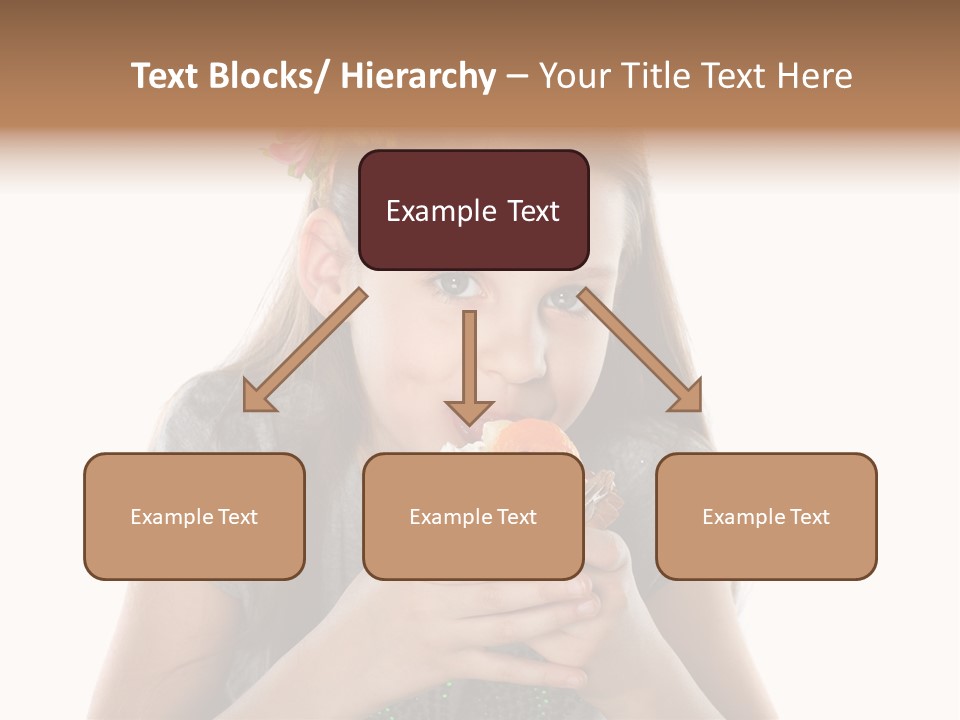 Eyes Closeup Happy PowerPoint Template