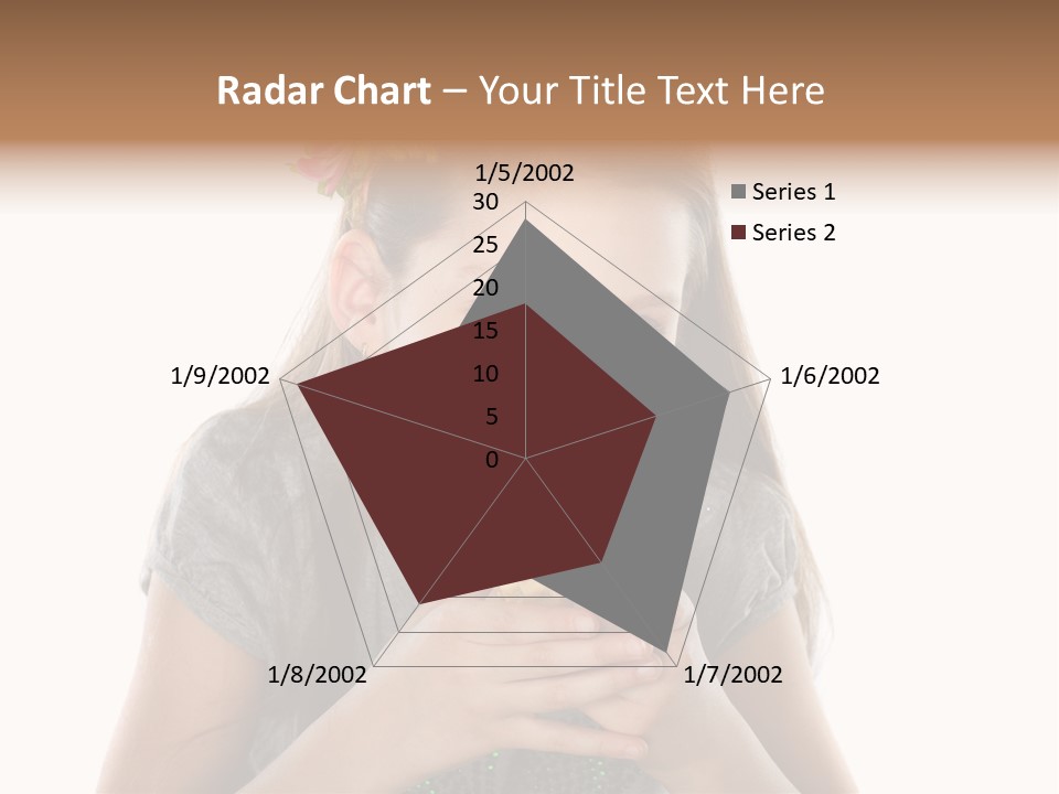 Eyes Closeup Happy PowerPoint Template