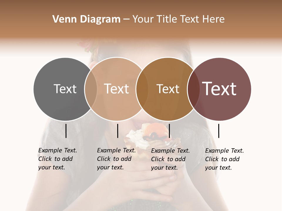 Eyes Closeup Happy PowerPoint Template