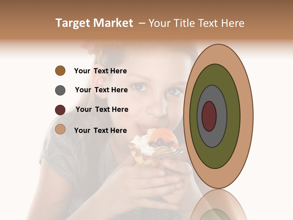 Eyes Closeup Happy PowerPoint Template