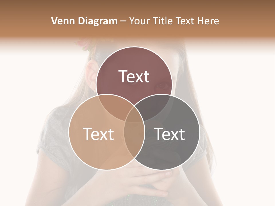 Eyes Closeup Happy PowerPoint Template