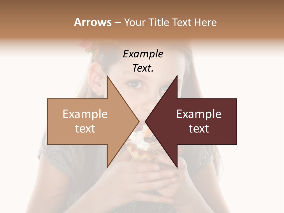 Eyes Closeup Happy PowerPoint Template