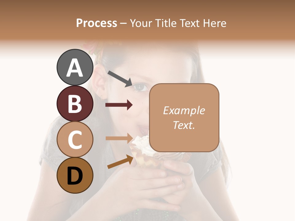 Eyes Closeup Happy PowerPoint Template