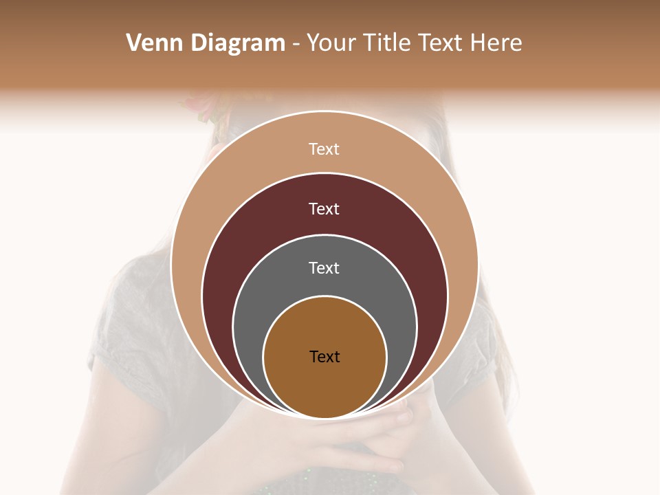 Eyes Closeup Happy PowerPoint Template
