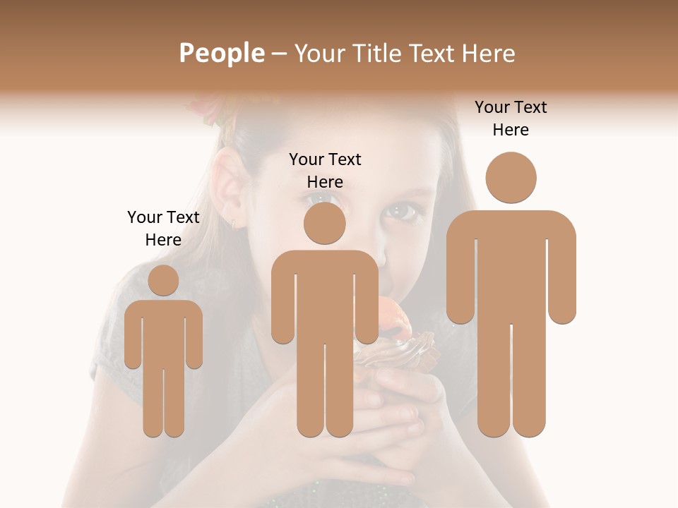 Eyes Closeup Happy PowerPoint Template