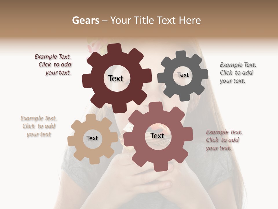 Lips Fruit Glamour PowerPoint Template