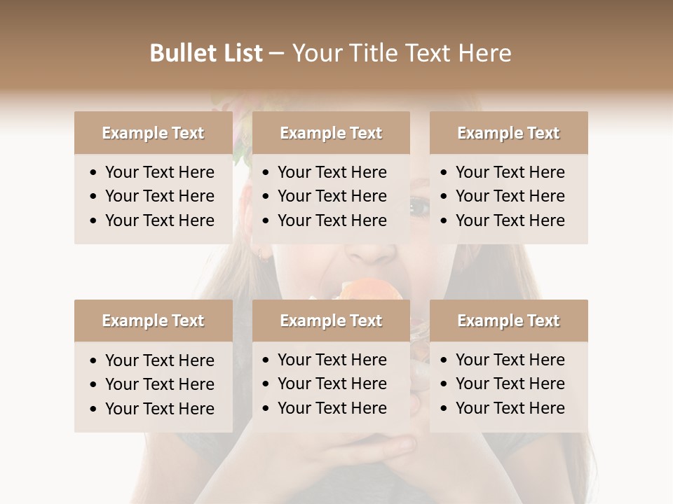 Lips Fruit Glamour PowerPoint Template