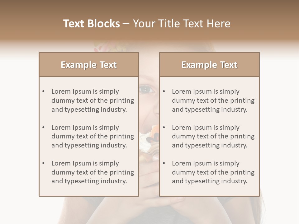 Lips Fruit Glamour PowerPoint Template