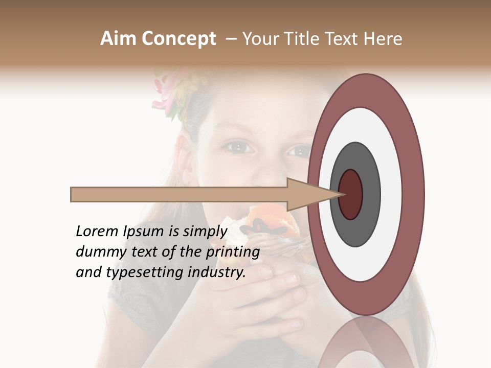 Lips Fruit Glamour PowerPoint Template