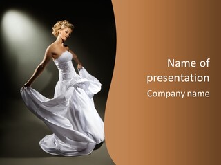 Sensuality Background Looking PowerPoint Template