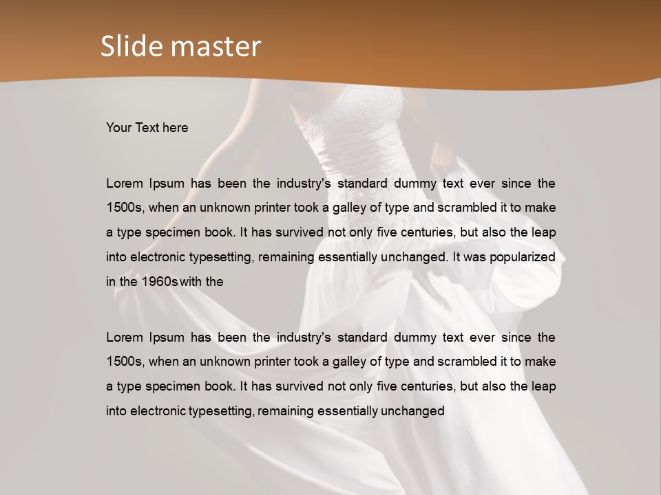 Sensuality Background Looking PowerPoint Template