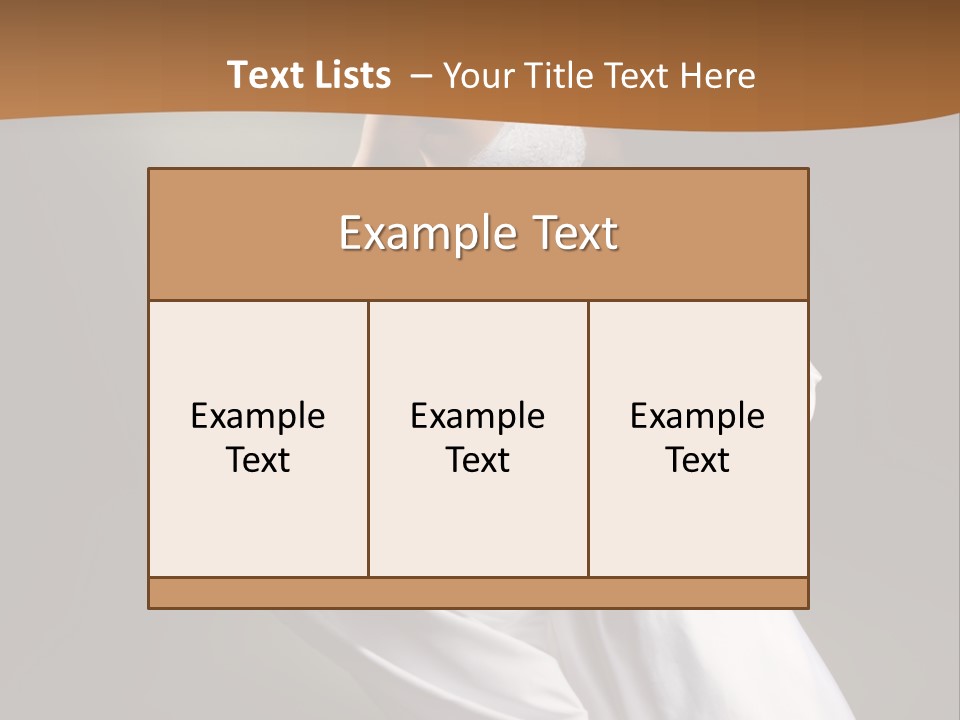 Sensuality Background Looking PowerPoint Template