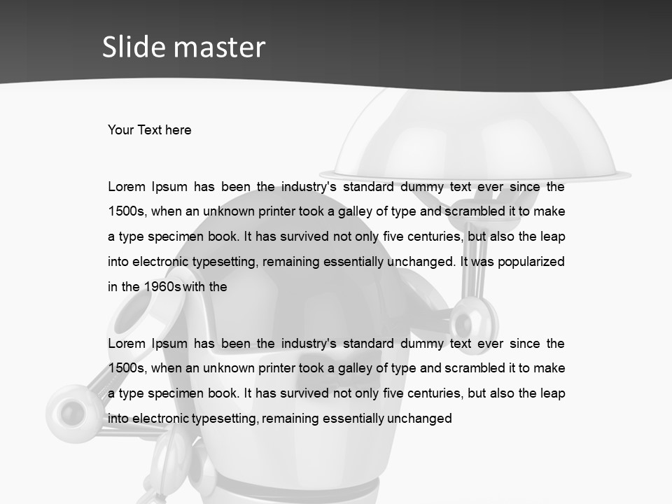 Order Computer Plate PowerPoint Template