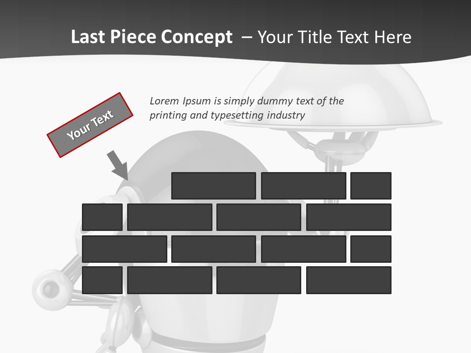 Order Computer Plate PowerPoint Template