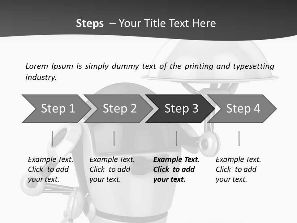 Order Computer Plate PowerPoint Template