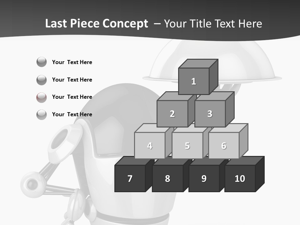 Order Computer Plate PowerPoint Template