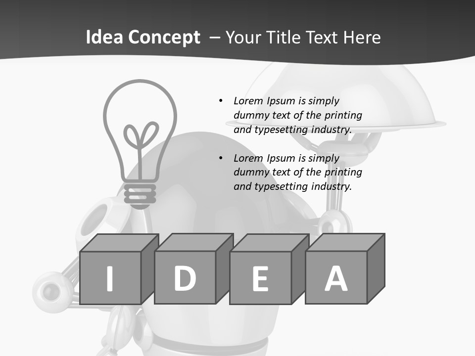 Order Computer Plate PowerPoint Template