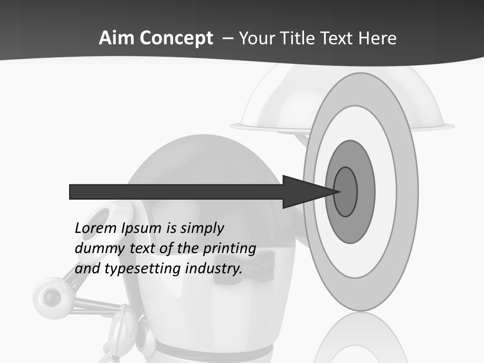 Order Computer Plate PowerPoint Template