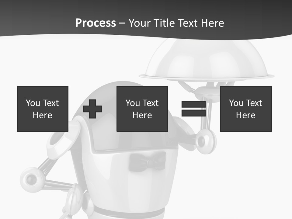 Order Computer Plate PowerPoint Template