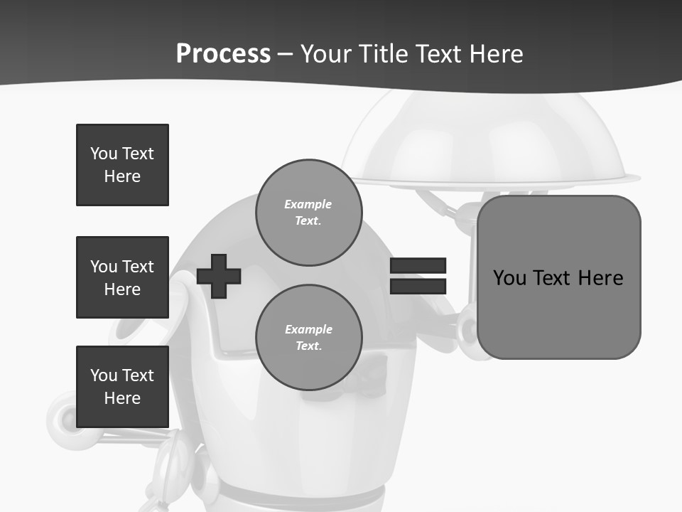 Order Computer Plate PowerPoint Template