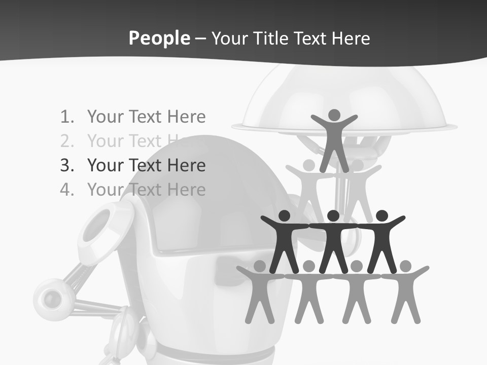 Order Computer Plate PowerPoint Template