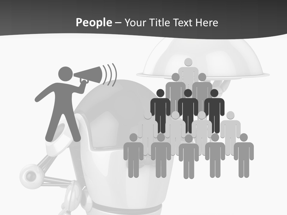 Order Computer Plate PowerPoint Template