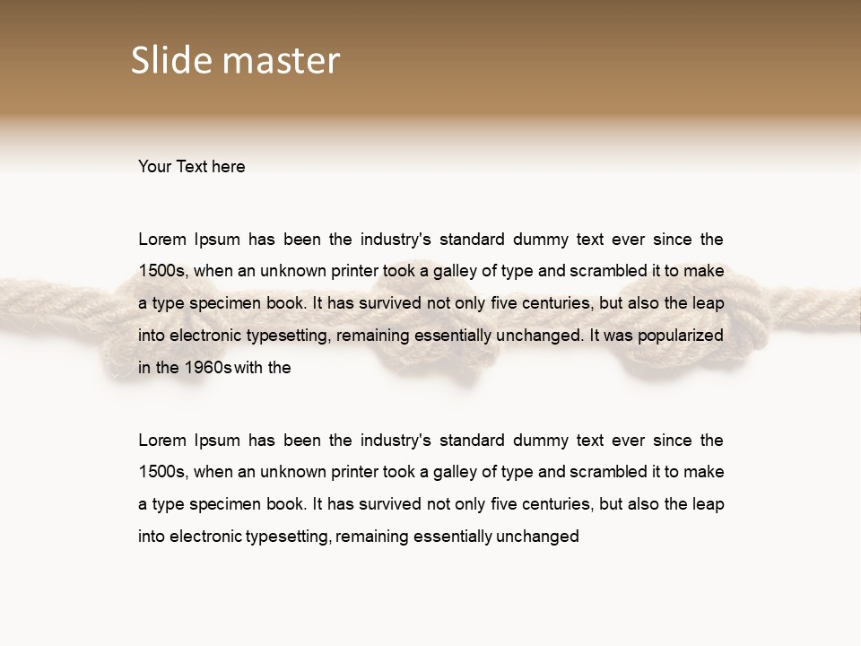 Sail Row Link PowerPoint Template