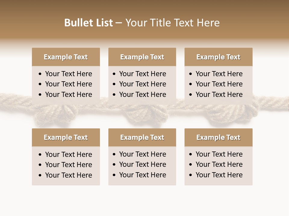 Sail Row Link PowerPoint Template