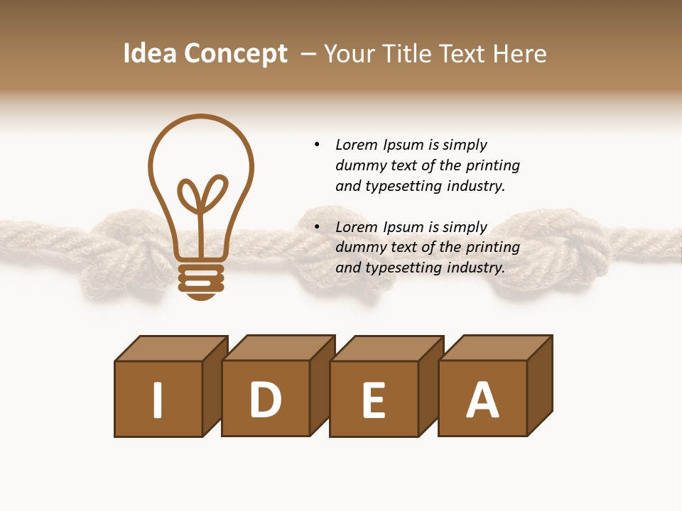 Sail Row Link PowerPoint Template